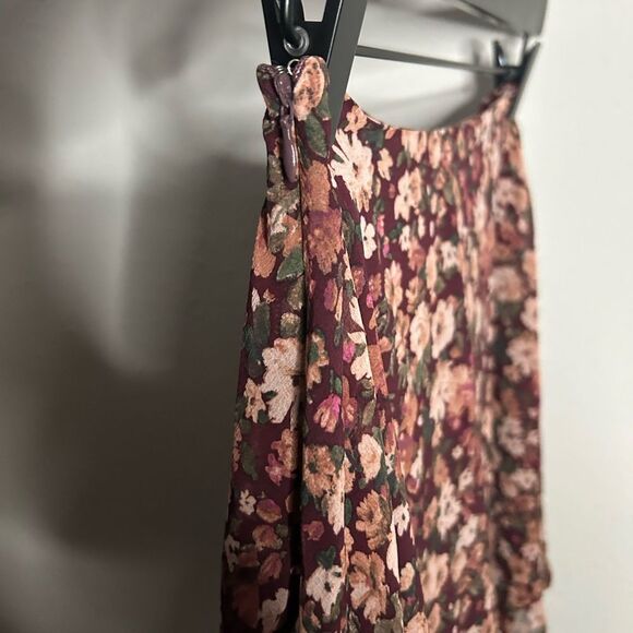 Altar’d State Floral Puff Sleeve Crop Top Skirt Set - Picture 10 of 16